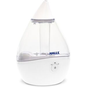 CRANE - x HALLS® Droplet Cool Mist Humidifier, 0.5 GAL, Clear/ - White CRANE - x HALLS® Droplet Cool Mist Humidifier, 0.5 GAL, Clear/ - White