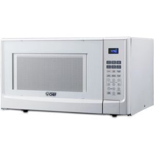 Commercial Chef - Countertop Microwave Oven 1.4 Cu. Ft. 1100W - White Commercial Chef - Countertop Microwave Oven 1.4 Cu. Ft. 1100W - White