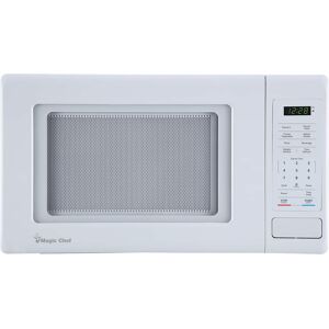 Magic Chef - 0.9 Cu. Ft. 900-Watt Digital Touch Countertop Microwave - White Magic Chef - 0.9 Cu. Ft. 900-Watt Digital Touch Countertop Microwave - White
