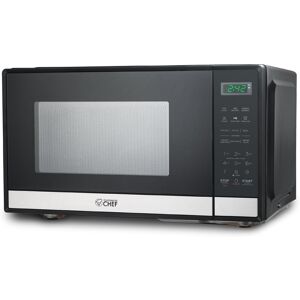 Commercial Chef - Countertop Microwave Oven 0.9 Cu. Ft. 900W, and Black - Stainless Steel Commercial Chef - Countertop Microwave Oven 0.9 Cu. Ft. 900W, and Black - Stainless Steel