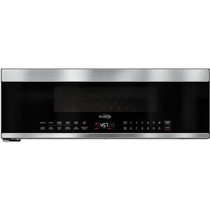 Koolmore - 30 in. Over the Range Low Profile Microwave in Stainless-Steel, 1.2 cu. ft - Stainless Steel Koolmore - 30 in. Over the Range Low Profile Microwave in Stainless-Steel, 1.2 cu. ft - Stainless Steel