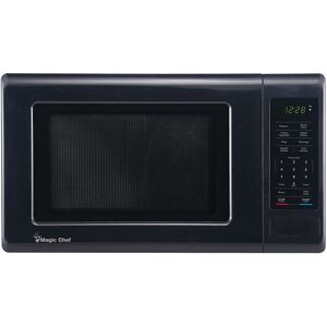 Magic Chef - 0.9 Cu Ft 900W Digital Touch Countertop Microwave - Black Magic Chef - 0.9 Cu Ft 900W Digital Touch Countertop Microwave - Black