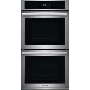 Frigidaire - 27" Built-in Double Electric Wall Oven with Fan Convection - Stainless Steel Frigidaire - 27" Built-in Double Electric Wall Oven with Fan Convection - Stainless Steel