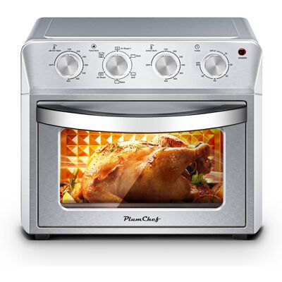 Forest'nSky - 27.5QT Air Fryer Oven 6-in-1 Countertop Convection Oven - Silver Forest'nSky - 27.5QT Air Fryer Oven 6-in-1 Countertop Convection Oven - Silver