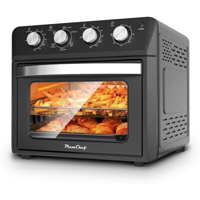 Boyel Living - Plum Chef Air Fryer Oven 27.5QT, 6-in-1 Countertop Convection Oven, Air Fry, Bake, Broil, Toast, Warm, Dehydrate, 4 - Black Boyel Living - Plum Chef Air Fryer Oven 27.5QT, 6-in-1 Countertop Convection Oven, Air Fry, Bake, Broil, Toast, Warm, Dehydrate, 4 - Black