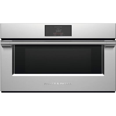 Fisher & Paykel - Professional combination steam oven with 23 functions touch-screen compact - Stainless Steel Fisher & Paykel - Professional combination steam oven with 23 functions touch-screen compact - Stainless Steel