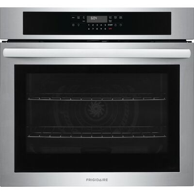 Frigidaire - 30" Built-In Electric Single Wall Oven with Convection Bake and Air Fry - Stainless Steel Frigidaire - 30" Built-In Electric Single Wall Oven with Convection Bake and Air Fry - Stainless Steel