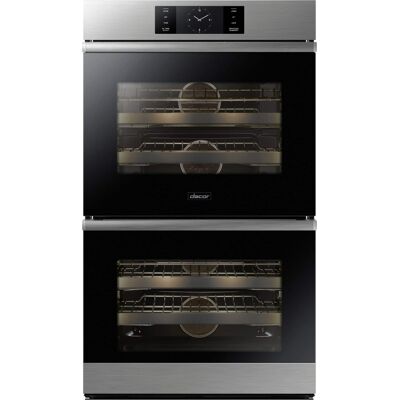 Dacor - Contemporary 30" Built-In Double Electric Convection Wall Oven with Steam-Assist - Silver Stainless Steel Dacor - Contemporary 30" Built-In Double Electric Convection Wall Oven with Steam-Assist - Silver Stainless Steel