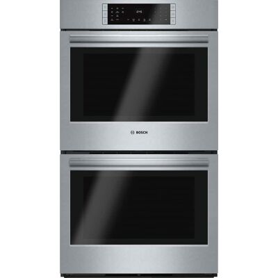 Bosch - 800 Series 30" Built-In Double Electric Wall Oven with True Convection - Stainless Steel Bosch - 800 Series 30" Built-In Double Electric Wall Oven with True Convection - Stainless Steel