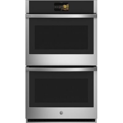 GE Profile - 30" Smart Built-In Double Electric Convection Wall Oven with Air Fry & Precision Cooking - Stainless Steel GE Profile - 30" Smart Built-In Double Electric Convection Wall Oven with Air Fry & Precision Cooking - Stainless Steel