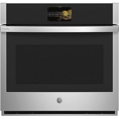 GE Profile - 30" Smart Built-In Single Electric Convection Wall Oven with Air Fry & Precision Cooking - Stainless Steel GE Profile - 30" Smart Built-In Single Electric Convection Wall Oven with Air Fry & Precision Cooking - Stainless Steel