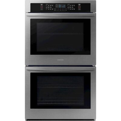 Samsung - 30" Built-In Double Wall Oven with WiFi - Stainless Steel Samsung - 30" Built-In Double Wall Oven with WiFi - Stainless Steel