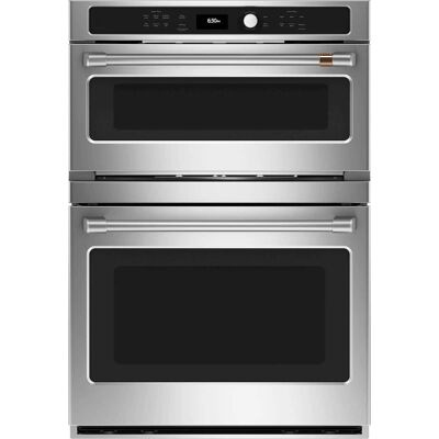 Café - 30" Built-In Electric Convection Wall Oven with Built-in Microwave and Advantium Technology, Customizable - Stainless Steel Café - 30" Built-In Electric Convection Wall Oven with Built-in Microwave and Advantium Technology, Customizable - Stainless Steel