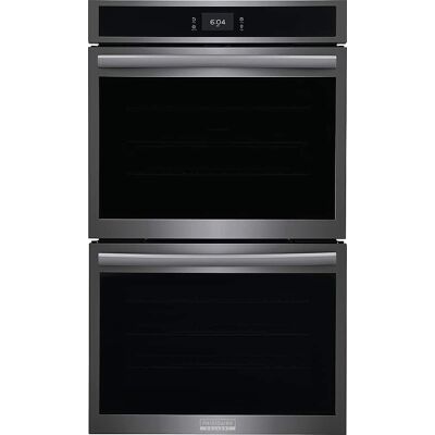 Frigidaire - Gallery 30" Double Electric Wall Oven with Total Convection - Black Stainless Steel Frigidaire - Gallery 30" Double Electric Wall Oven with Total Convection - Black Stainless Steel