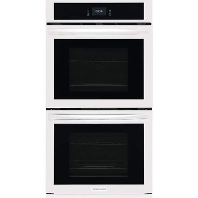 Frigidaire - 27" Built-in Double Electric Wall Oven with Fan Convection - White Frigidaire - 27" Built-in Double Electric Wall Oven with Fan Convection - White