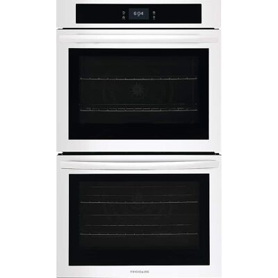 Frigidaire - 30" Built-in Double Electric Wall Oven with Fan Convection - White Frigidaire - 30" Built-in Double Electric Wall Oven with Fan Convection - White