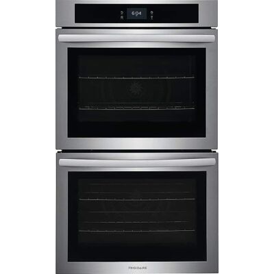 Frigidaire - 30" Double Electric Wall Oven with Fan Convection - Stainless Steel Frigidaire - 30" Double Electric Wall Oven with Fan Convection - Stainless Steel