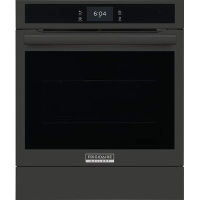 Frigidaire - Gallery 24" Built-In Single Electric Wall Oven with Air Fry - Black Frigidaire - Gallery 24" Built-In Single Electric Wall Oven with Air Fry - Black