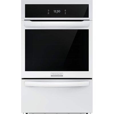 Frigidaire - Gallery 24 inch Single Gas Wall Oven with Air Fry - White Frigidaire - Gallery 24 inch Single Gas Wall Oven with Air Fry - White