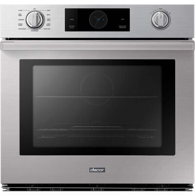 Dacor - Transitional 30" Built-In Single Electric Four-Part Pure Convection Wall Oven with Steam Assist and Chef Mode - Silver Stainless Steel Dacor - Transitional 30" Built-In Single Electric Four-Part Pure Convection Wall Oven with Steam Assist and Chef Mode - Silver Stainless Steel