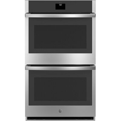 GE - 30" Built-In Electric Convection Double Wall Oven with No Preheat Air Fry - Stainless Steel GE - 30" Built-In Electric Convection Double Wall Oven with No Preheat Air Fry - Stainless Steel