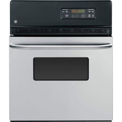 GE - 24" Built-In Single Electric Wall Oven with Electronic Oven Controls and Clear View Window - Stainless Steel GE - 24" Built-In Single Electric Wall Oven with Electronic Oven Controls and Clear View Window - Stainless Steel