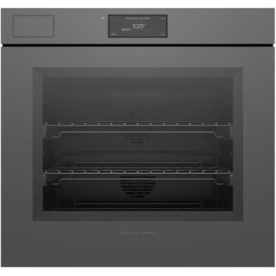 Fisher & Paykel - 30" Single Oven w/Steam Assist, 6.8" Touchscreen, Self-Cleaning, Handleless - Minimal Grey - Gray Fisher & Paykel - 30" Single Oven w/Steam Assist, 6.8" Touchscreen, Self-Cleaning, Handleless - Minimal Grey - Gray