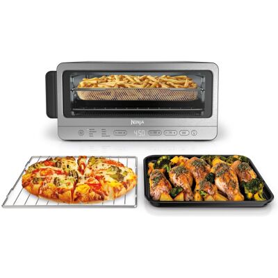 Ninja - Flip Toaster Oven & Air Fryer - Gray Ninja - Flip Toaster Oven & Air Fryer - Gray