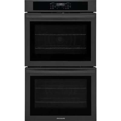 Frigidaire - 30" Built-In Double Wall Oven with Convection Bake and Air Fry - Black Frigidaire - 30" Built-In Double Wall Oven with Convection Bake and Air Fry - Black
