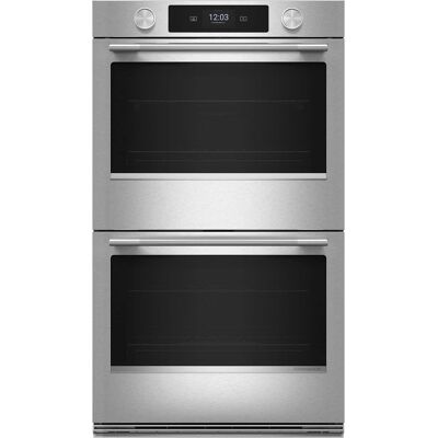KitchenAid - 27" Smart Built-In Electric Double Wall Oven with Assisted Cooking Modes - Stainless Steel KitchenAid - 27" Smart Built-In Electric Double Wall Oven with Assisted Cooking Modes - Stainless Steel