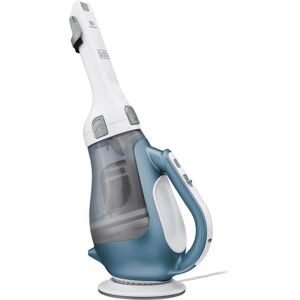 Black & Decker - 16V MAX* Bagless Cordless Hand Vac - White/Blue Black & Decker - 16V MAX* Bagless Cordless Hand Vac - White/Blue