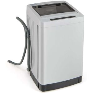 Costway Portable Washing Machine 11 LBS Full Automatic Washer Machine with 8 Washing Modes Costway Portable Washing Machine 11 LBS Full Automatic Washer Machine with 8 Washing Modes