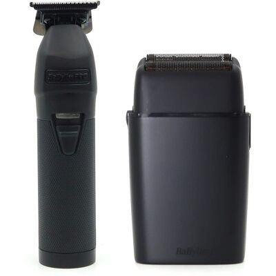 BaBylissPRO - BaByliss Pro LIMITEDFX Collection Limited Edition Trimmer and Double Foil Shaver #FXDUOFS2TMB - Black BaBylissPRO - BaByliss Pro LIMITEDFX Collection Limited Edition Trimmer and Double Foil Shaver #FXDUOFS2TMB - Black