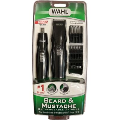 Wahl - Rechargeable Beard Trimmer - Cordless Grooming Tool - Precision Trimming System - 5707-MI Wahl - Rechargeable Beard Trimmer - Cordless Grooming Tool - Precision Trimming System - 5707-MI