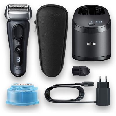 Braun - Series 8 8453cc Wet/Dry Electric Shaver - Gray Braun - Series 8 8453cc Wet/Dry Electric Shaver - Gray