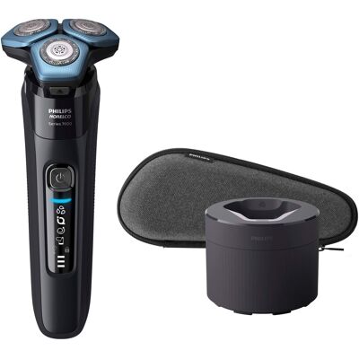 Philips Norelco - Shaver 7600, Rechargeable Wet & Dry Electric Shaver with SenseIQ Technology - Black Philips Norelco - Shaver 7600, Rechargeable Wet & Dry Electric Shaver with SenseIQ Technology - Black