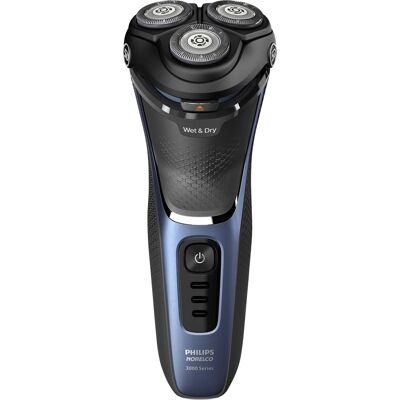Philips Norelco - Shaver 3600, Rechargeable Wet & Dry electric shaver with Pop-Up Trimmer and Storage Pouch - Storm Blue Philips Norelco - Shaver 3600, Rechargeable Wet & Dry electric shaver with Pop-Up Trimmer and Storage Pouch - Storm Blue