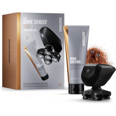 Manscaped - The Dome Shaver Pro Essentials Kit Rechargeable Wet/Dry Scalp and Bald Head Shaver Gift Set - Black Manscaped - The Dome Shaver Pro Essentials Kit Rechargeable Wet/Dry Scalp and Bald Head Shaver Gift Set - Black