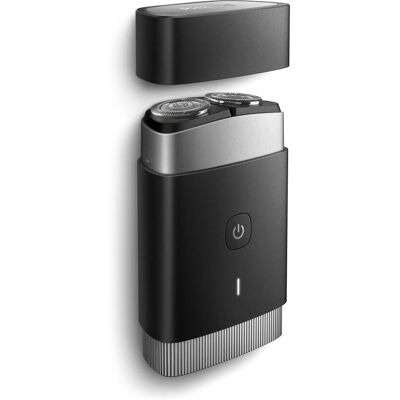 Philips Norelco - Compact Rechargeable Wet & Dry Electric Shaver - Black Philips Norelco - Compact Rechargeable Wet & Dry Electric Shaver - Black