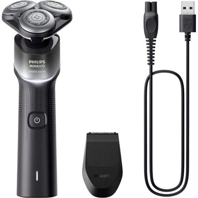 Philips Norelco - Shaver 5000X X5004/84, Rechargeable Wet & Dry Shaver with Precision Trimmer - Silver/ Black Philips Norelco - Shaver 5000X X5004/84, Rechargeable Wet & Dry Shaver with Precision Trimmer - Silver/ Black