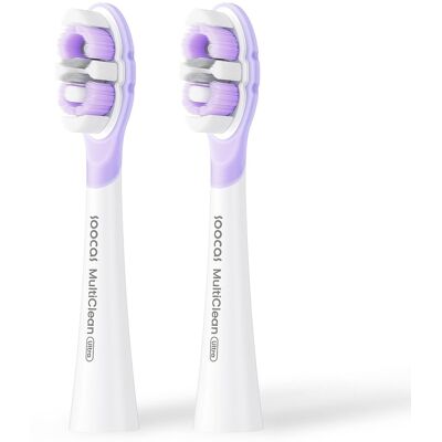 Soocas - Multiclean Ultra Soft Electric Toothbrush Replacement Heads, Compatible with both NEOS II and NEOS II Ultra - White Soocas - Multiclean Ultra Soft Electric Toothbrush Replacement Heads, Compatible with both NEOS II and NEOS II Ultra - White