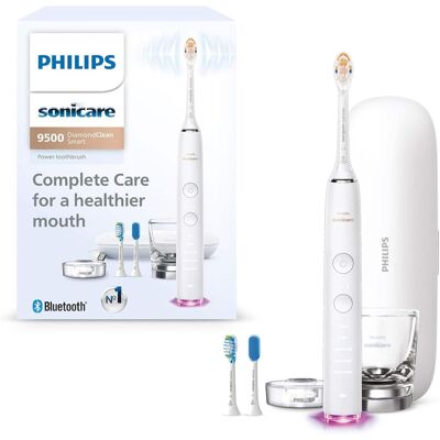 Philips Sonicare - DiamondClean Smart 9500 Electric Toothbrush HX9923/01 - White Philips Sonicare - DiamondClean Smart 9500 Electric Toothbrush HX9923/01 - White