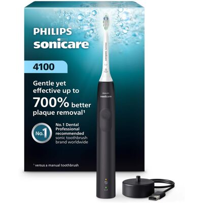 Philips Sonicare - 4100 Power Toothbrush - Black Philips Sonicare - 4100 Power Toothbrush - Black
