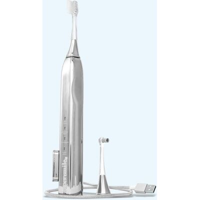 SuperSmile - Zina45™ Sonic Pulse Toothbrush No Case - Chrome Silver SuperSmile - Zina45™ Sonic Pulse Toothbrush No Case - Chrome Silver