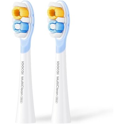 Soocas - Multiclean Ultra Clean Electric Toothbrush Replacement Heads, Compatible with both NEOS II and NEOS II Ultra - White Soocas - Multiclean Ultra Clean Electric Toothbrush Replacement Heads, Compatible with both NEOS II and NEOS II Ultra - White