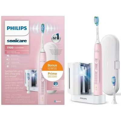 Philips Sonicare - ExpertClean HX9630/17 Rechargeable Toothbrush,Bluetooth Connectivity, Pink Philips Sonicare - ExpertClean HX9630/17 Rechargeable Toothbrush,Bluetooth Connectivity, Pink