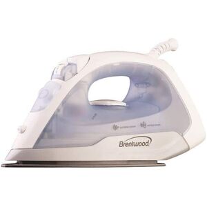 Brentwood Appliances - Brentwood Non-Stick Steam Iron, White MPI-52 - Silver Brentwood Appliances - Brentwood Non-Stick Steam Iron, White MPI-52 - Silver