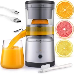 Zulay Kitchen - Juice Vortex Lemon & Orange Juicer - Electric Citrus Squeezer & Presser - Rechargeable Juicer Machine - Black Silver Zulay Kitchen - Juice Vortex Lemon & Orange Juicer - Electric Citrus Squeezer & Presser - Rechargeable Juicer Machine - Black Silver