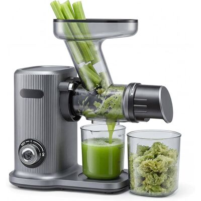 Sweet - Cold Press Juicer with 5.9″ Wide Feed Chute, High Juice Yield, Easy Clean - Silver Sweet - Cold Press Juicer with 5.9″ Wide Feed Chute, High Juice Yield, Easy Clean - Silver