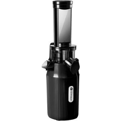 Ventray - Ginnie Mini Cold Press Juicer Small Slow Masticating Juicer Easy to Clean - Black Ventray - Ginnie Mini Cold Press Juicer Small Slow Masticating Juicer Easy to Clean - Black